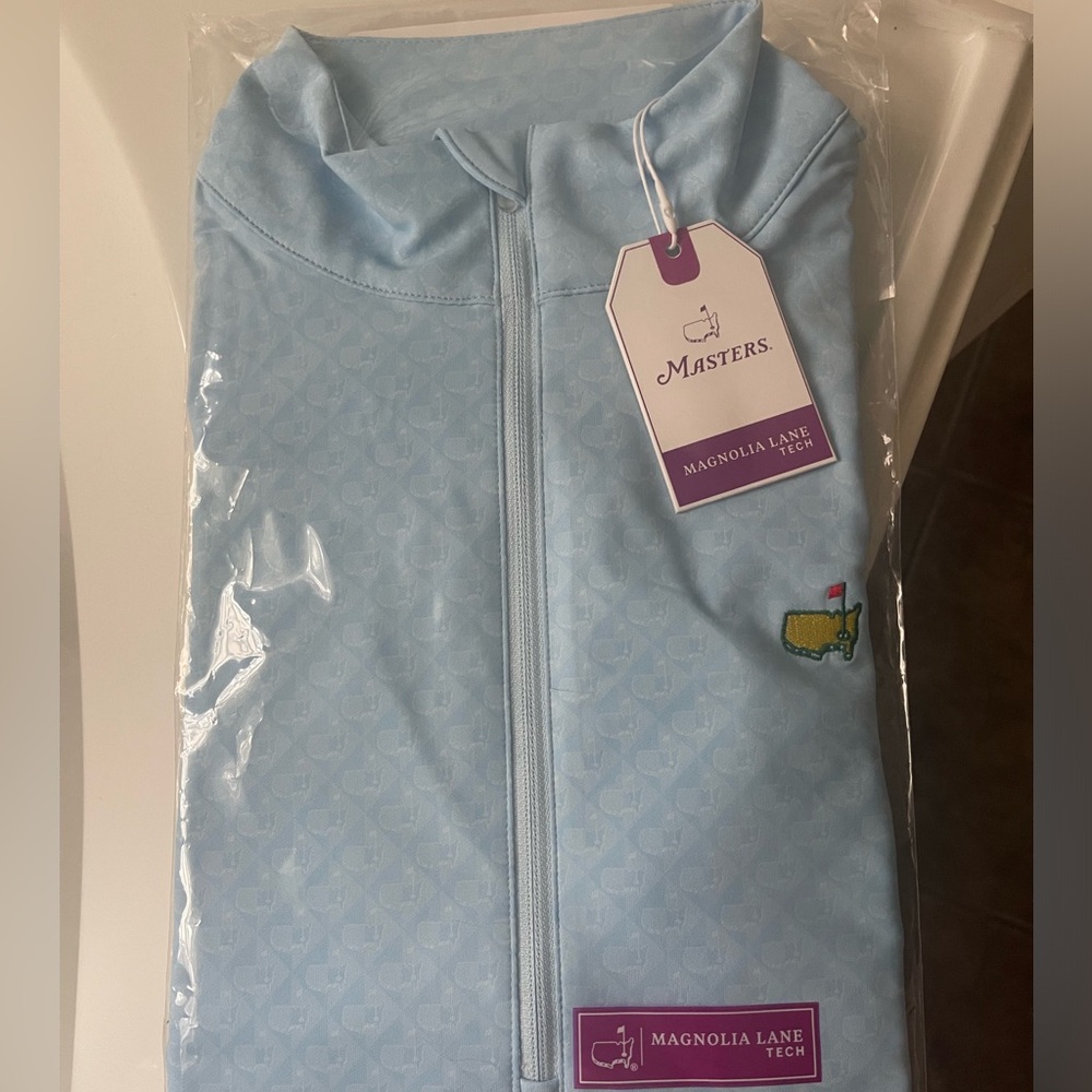 LADIES Magnolia Tech Masters QTR Zip SIZE LARGE